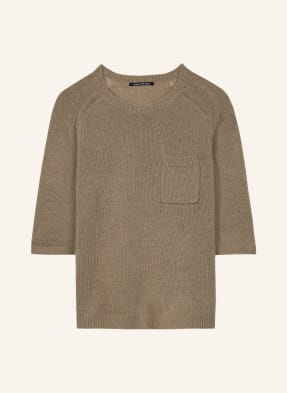Luisa Cerano Strickshirt Mit 3/4-Arm gruen