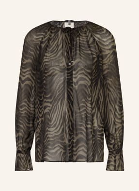 Riani Bluse Mit Rüschen braun