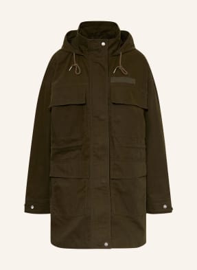 Closed Parka olivová