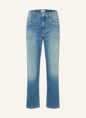 Closed Cropped Jeans Mira blau