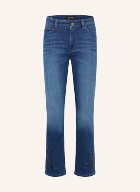 Marc Cain Cropped Jeans Forli Mit Schmucksteinen blau