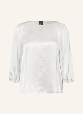 Marc Cain Blusenshirt Aus Seide Mit 3/4-Arm grau
