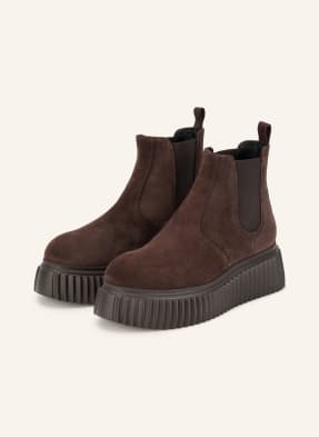 Agl Chelsea Boots Iggy Low tmavě hnědá