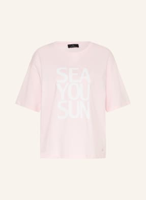 Monari T-Shirt Mit Schmucksteinen rosa