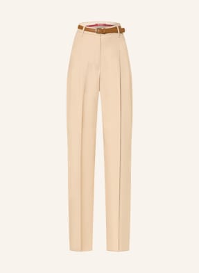 Max Mara Studio Marlene Kalhoty Adunco béžová
