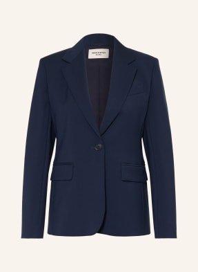 Weekend Max Mara Blejzr Lamine tmavě modrá