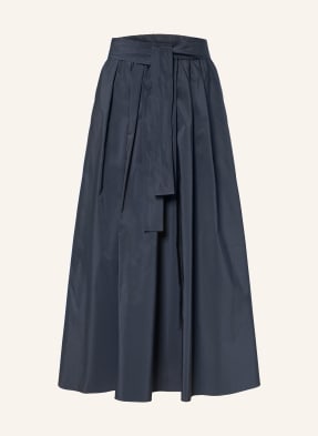 Weekend Max Mara Skládaná Sukně tmavě modrá