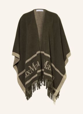 Max Mara Jacquard-Cape Hilde gruen