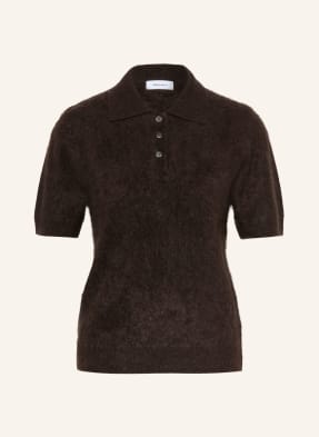 Darling Harbour Pletená Polokošile Z Kašmíru dark brown