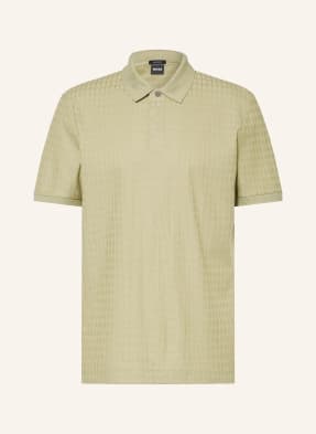 Boss Jersey-Poloshirt Parley gruen