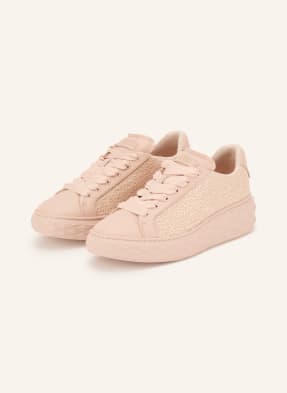 Jimmy Choo Sneakersy Diamond Light Maxi S Třpytivou Přízí růžová