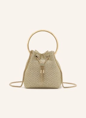 Jimmy Choo Kabelka Přes Rameno Bon Bon Mini zlatá / stříbrná
