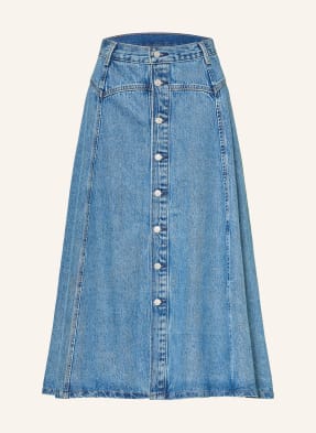 Levi's® Džínová Sukně Yoked Western tmavě modrá
