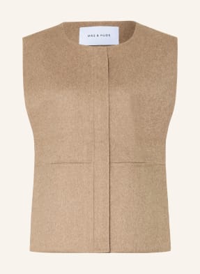Mrs & Hugs Weste beige