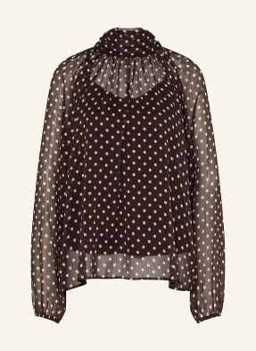 Mrs & Hugs Blusenshirt braun