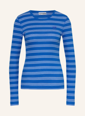 Ganni Longsleeve blau