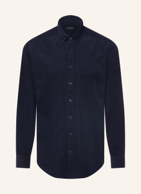 Strokesman's Kordová Košile Slim Fit tmavě modrá