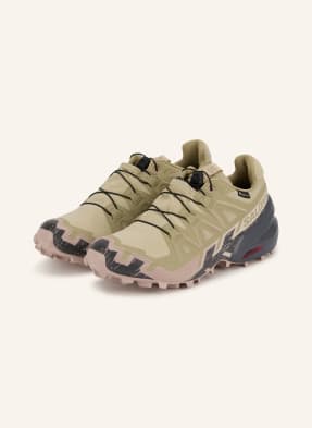 Salomon Běžecké Trailové Boty Speedcross 6 Gtx béžová / světle růžová / tmavě šedá