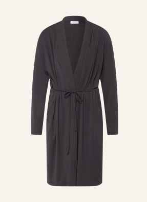 Darling Harbour Unisex-Morgenmantel schwarz