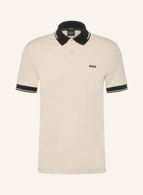 Boss Jersey-Poloshirt Network Slim Fit beige