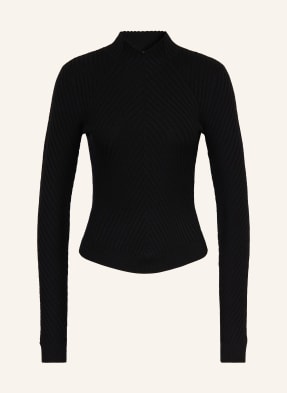 Victoria Beckham Svetry Z Merino Vlny černá