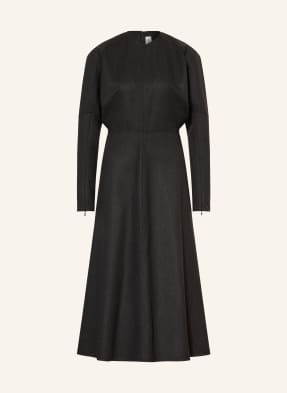 Victoria Beckham Šaty Dolman tmavě šedá