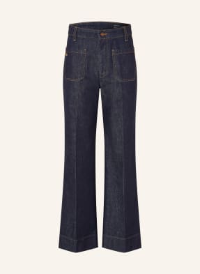 Victoria Beckham Široké Džíny Alina 8221 indigo rinse