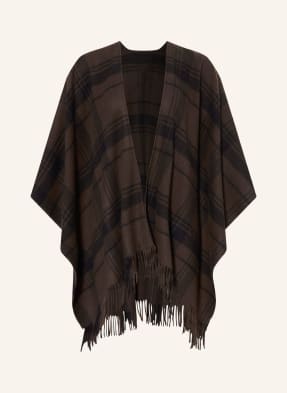 Gant Cape tmavě hnědá / černá