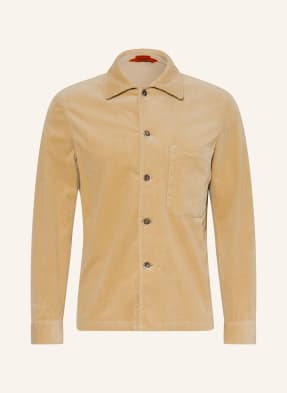 Barena Venezia Kordový Overshirt Cedrino béžová