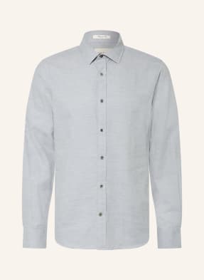 Gant Flanelová Košile Regular Fit světle šedá