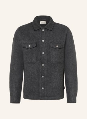 Gant Fleecový Overshirt tmavě šedá