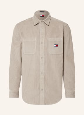 Tommy Jeans Cordhemd Comfort Fit grau