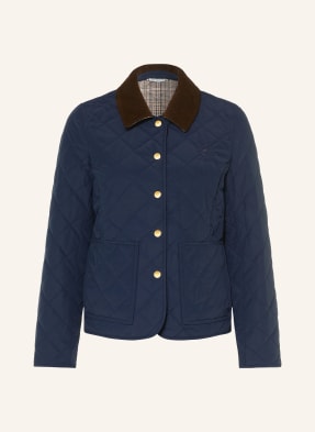 Tommy Hilfiger Steppjacke Mit Cord blau
