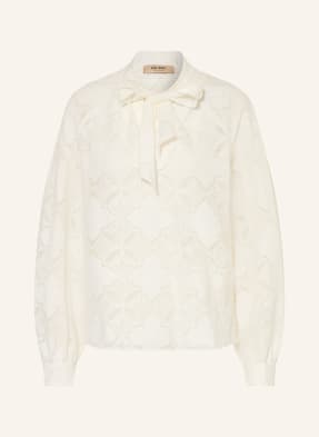 Mos Mosh Schluppenbluse Mmtamlyn Mit Spitze weiss
