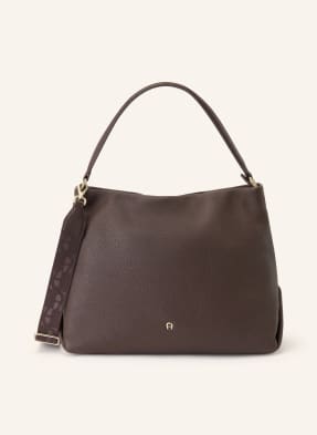 Aigner Beuteltasche Paola Medium braun