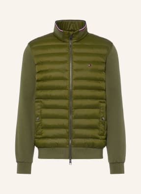 Tommy Hilfiger Steppjacke Im Materialmix gruen