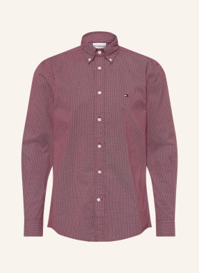 Tommy Hilfiger Košile Comfort Fit tmavě červená / bílá