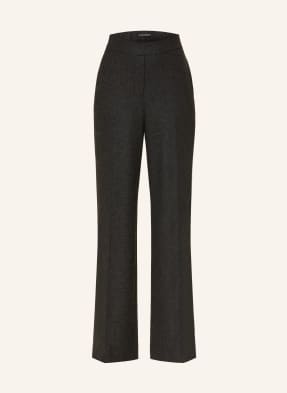 Luisa Cerano Marlenehose Aus Flanell grau
