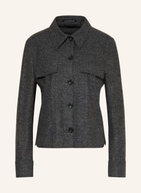 Luisa Cerano Overshirt Aus Flanell grau