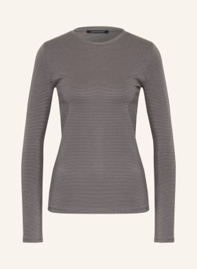 Luisa Cerano Longsleeve Mit Glitzergarn grau