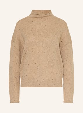 Luisa Cerano Pullover Mit Schmucksteinen braun