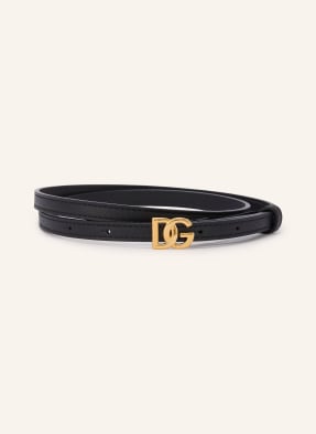 Dolce & Gabbana Ledergürtel schwarz