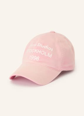 Acne Studios Cap růžová / bílá