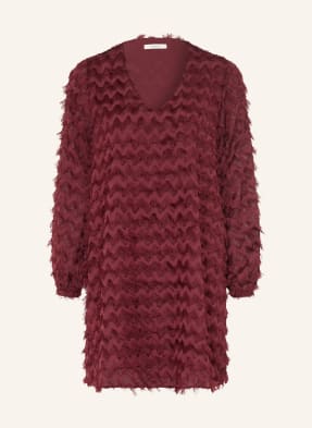 Selected Šaty Oversized tmavě červená