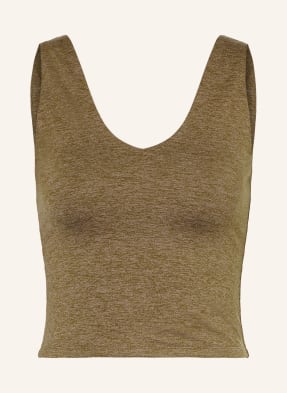 Varley Funkční Top Ruby Cropped khaki