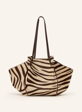 Yuzefi Shopper Mochi Large tmavě hnědá / krémová