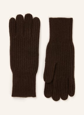 Mrs & Hugs Handschuhe Mit Cashmere braun