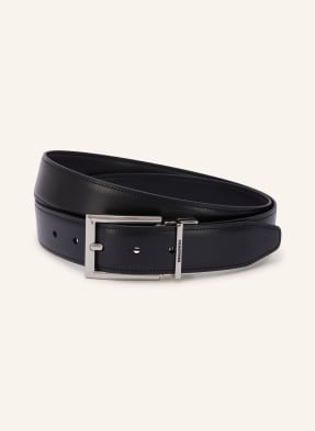 dsquared2 Saffiano-Ledergürtel Zum Wenden Mit Geschenkbox schwarz