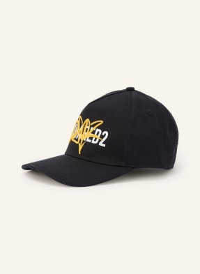 dsquared2 Cap černá / tmavě žlutá / bílá