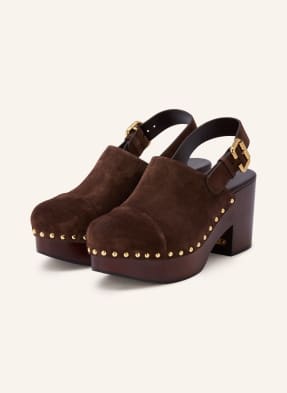 Chloé Dřeváky Jeannette S Cvočky 27z chocolate brown